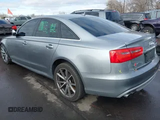 2014 Audi S6 Prestige with VIN WAUF2AFC5EN060536, listed as a IAAI auction lot 41238240 with 122,612 mi miles. Bid and sale history available at carsss.com. Image 3.