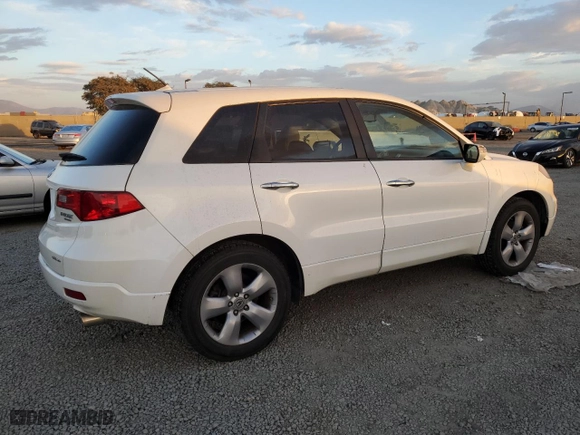 2009 Acura RDX Tech Pkg with VIN 5J8TB185X9A000383, listed as a Copart auction lot 87533825 with 210,264 mi miles and Clean Title. Bid and sale history available at carsss.com. Image 3.