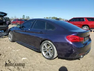 2018 BMW 4 Series 440i with VIN WBA4J5C51JBF07353, listed as a Copart auction lot 42490255 with 49,630 mi miles and Salvage Title. Bid and sale history available at DreamBid. Image 2.