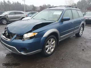 2008 Subaru Outback (Natl) Ltd with VIN 4S4BP62C587365545, listed as a IAAI auction lot 41445421 with 148,457 mi miles. Bid and sale history available at carsss.com. Image 2.