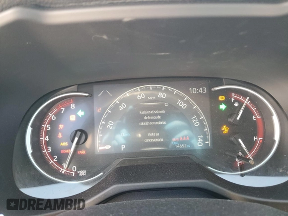 2023 Toyota RAV4 LE z VIN 2T3F1RFV4PW335248, wystawiony jako Copart lot #48783745 z przebiegiem 14 652 mil mil oraz Szkoda całkowita • Salvage title. Historia ofert i sprzedaży dostępna na DreamBid. Obrazek 9.