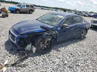 2018 Infiniti Q50 Sport z VIN JN1EV7AP8JM591784, wystawiony jako Copart lot #58023245 z przebiegiem 58 260 mil mil oraz Szkoda całkowita • Salvage title. Historia ofert i sprzedaży dostępna na DreamBid. Obrazek 1.