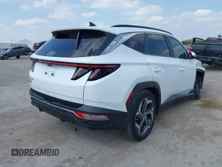 2022 Hyundai Tucson SEL with VIN 5NMJF3AE4NH108109, listed as a IAAI auction lot 42046630 with 24,459 mi miles and . Bid and sale history available at DreamBid. Image 4.