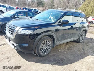 2024 Nissan Pathfinder SL with VIN 5N1DR3CD5RC295501, listed as a IAAI auction lot 41774354 with 1,740 mi miles. Bid and sale history available at carsss.com. Image 2.
