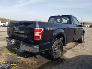 2018 Ford F-150 XL with VIN 1FTMF1EP0JKC60951, listed as a Copart auction lot 77759594 with 152,604 mi miles and Salvage title. Bid and sale history available at DreamBid. Image 3.