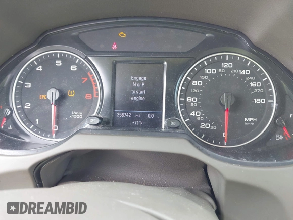 2009 Audi Q5 Premium Plus z VIN WA1KK78R39A036555, wystawiony jako IAAI lot #42166408 z przebiegiem 258 742 mil mil oraz . Historia ofert i sprzedaży dostępna na DreamBid. Obrazek 7.