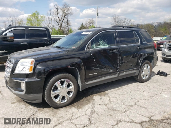 2017 GMC Terrain SLE with VIN 2GKALNEK1H6217907, listed as a Copart auction lot 52558335 with 128,973 mi miles and Salvage Title. Bid and sale history available at carsss.com. Image 1.