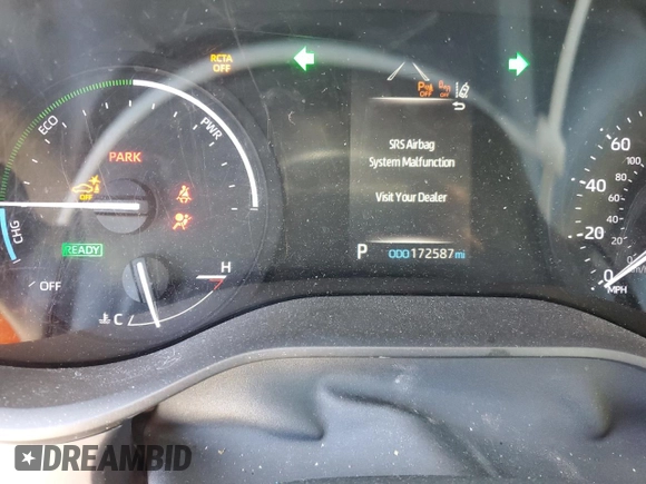 2021 Toyota Sienna XLE with VIN 5TDYRKEC0MS030528, listed as a Copart auction lot 45916445 with 172,587 mi miles and Salvage Title. Bid and sale history available at DreamBid. Image 9.