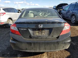 2012 Honda Civic Sdn EX with VIN 19XFB2F84CE101955, listed as a Copart auction lot 41876695 with 141,887 mi miles and Salvage Title. Bid and sale history available at carsss.com. Image 6.