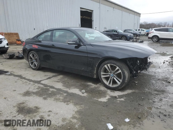 2014 BMW 4 Series 428i xDrive with VIN WBA3N5C51EF715759, listed as a Copart auction lot 48962695 with 90,936 mi miles and Salvage Title. Bid and sale history available at DreamBid. Image 4.