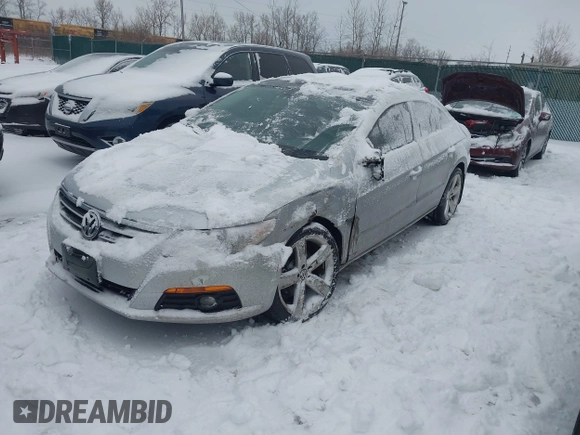 2012 Volkswagen CC Lux PZEV with VIN WVWHP7AN6CE505436, listed as a IAAI auction lot 41307668 with 187,053 mi miles. Bid and sale history available at carsss.com. Image 2.