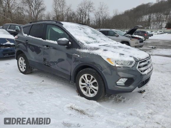 2017 Ford Escape SE with VIN 1FMCU9G96HUB27779, listed as a Copart auction lot 46058715 with 110,904 mi miles and Salvage Title. Bid and sale history available at carsss.com. Image 4.