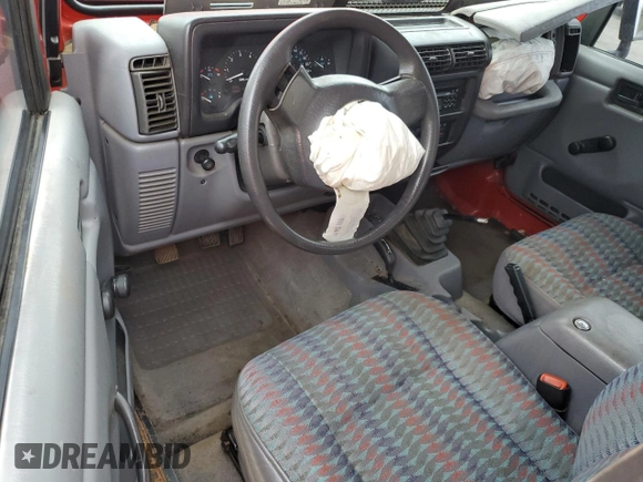 1997 Jeep Wrangler Sport with VIN 1J4FY19S1VP548675, listed as a Copart auction lot 66413504 with 0 mi miles and Salvage Title. Bid and sale history available at carsss.com. Image 8.