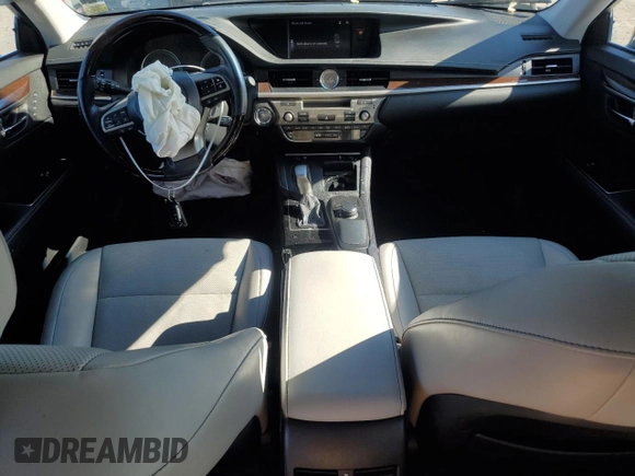 2017 Lexus ES with VIN 58ABK1GG5HU067827, listed as a Copart auction lot 50538355 with 104,380 mi miles and Salvage Title. Bid and sale history available at carsss.com. Image 8.