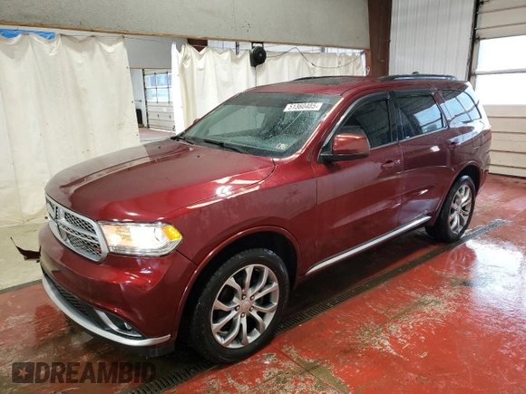 2017 Dodge Durango SXT with VIN 1C4RDJAG4HC960915, listed as a Copart auction lot 51360485 with 85,107 mi miles and Salvage Title. Bid and sale history available at DreamBid. Image 1.