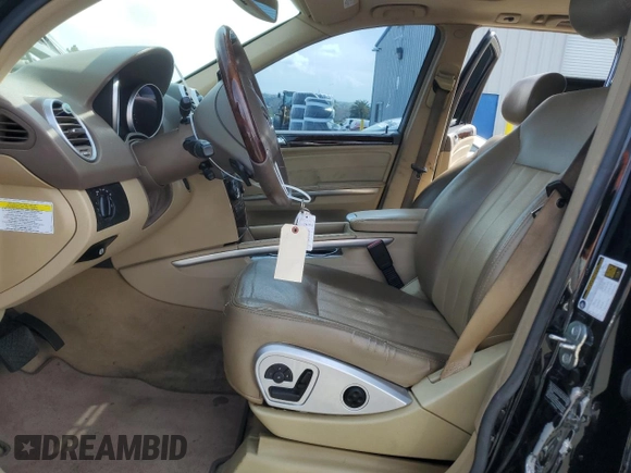 2010 Mercedes-Benz M 350 with VIN 4JGBB2FB5AA596950, listed as a Copart auction lot 49839855 with 159,230 mi miles and Salvage Title. Bid and sale history available at DreamBid. Image 7.