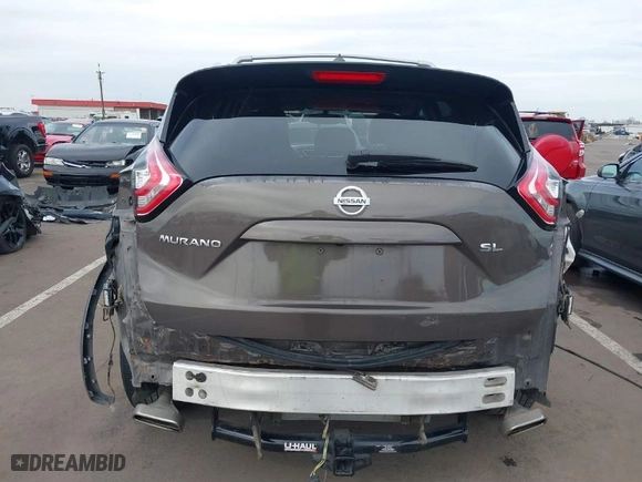 2016 Nissan Murano S with VIN 5N1AZ2MG6GN113182, listed as a IAAI auction lot 41733734 with 154,616 mi miles. Bid and sale history available at carsss.com. Image 6.
