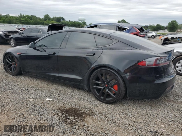 2022 Tesla Model S с VIN 5YJSA1E59NF471038, выставлен на аукционе Copart как лот 62594275 с пробегом 65 170 миль миль и Чистый • Clean title. История ставок и продаж доступна на DreamBid. Изображение 2.