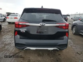 2021 Kia Seltos LX with VIN KNDEPCAA9M7142564, listed as a Copart auction lot 58945954 with 142,601 mi miles and Salvage Title. Bid and sale history available at carsss.com. Image 6.