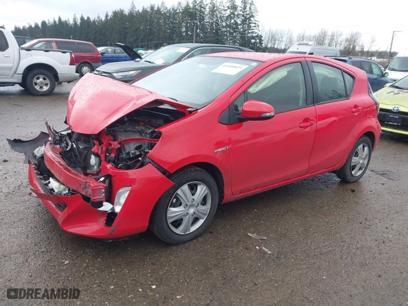 2016 Toyota Prius c One with VIN JTDKDTB33G1118103, listed as a IAAI auction lot 41604833 with 80,516 mi miles. Bid and sale history available at carsss.com. Image 17.