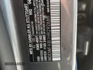 2017 Mercedes-Benz C C 300 with VIN WDDWF4JB1HR292660, listed as a Copart auction lot 52553005 with 110,942 mi miles and Salvage Title. Bid and sale history available at carsss.com. Image 12.