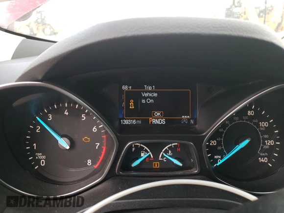 2018 Ford Escape Titanium with VIN 1FMCU9J94JUC62242, listed as a Copart auction lot 59770835 with 139,316 mi miles and Salvage title. Bid and sale history available at DreamBid. Image 9.