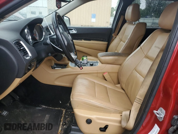 2011 Dodge Durango Citadel with VIN 1D4SE5GT3BC695425, listed as a Copart auction lot 57605535 with 186,998 mi miles and Salvage title. Bid and sale history available at DreamBid. Image 7.