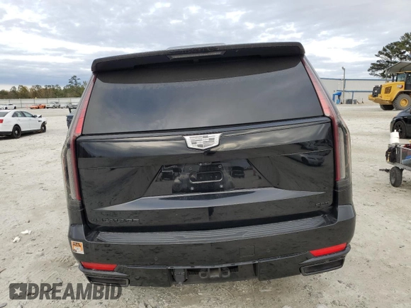 2022 Cadillac Escalade ESV Sport Platinum with VIN 1GYS4RKL5NR333865, listed as a Copart auction lot 80776844 with 71,297 mi miles and Salvage title. Bid and sale history available at DreamBid. Image 6.