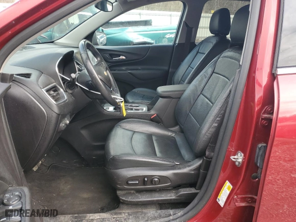 2018 Chevrolet Equinox LT with VIN 3GNAXKEX5JS531567, listed as a Copart auction lot 43532945 with 57,233 mi miles and Salvage Title. Bid and sale history available at carsss.com. Image 7.