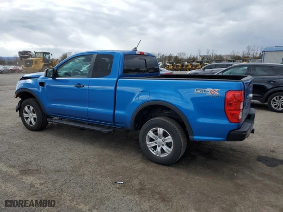 2021 Ford Ranger XL with VIN 1FTER1FH1MLD00407, listed as a Copart auction lot 47432315 with 74,841 mi miles and Salvage Title. Bid and sale history available at carsss.com. Image 2.