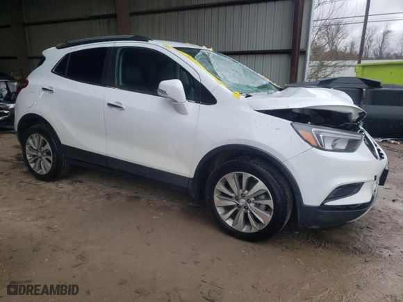 2018 Buick Encore Preferred with VIN KL4CJASB4JB670469, listed as a Copart auction lot 40571053 with 86,729 mi miles and Salvage Title. Bid and sale history available at carsss.com. Image 4.