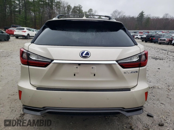 2019 Lexus RX with VIN 2T2BGMCAXKC039442, listed as a Copart auction lot 51178615 with 73,065 mi miles and Salvage Title. Bid and sale history available at carsss.com. Image 6.