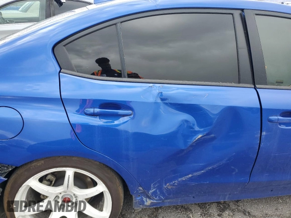 2018 Subaru WRX Premium with VIN JF1VA1C67J9838800, listed as a Copart auction lot 48022265 with 0 mi miles and Non Repairable. Bid and sale history available at carsss.com. Image 10.