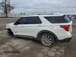 2022 Ford Explorer King Ranch z VIN 1FM5K8LC3NGA14215, wystawiony jako Copart lot #87023424 z przebiegiem Nie podano mil oraz Szkoda całkowita • Salvage title. Historia ofert i sprzedaży dostępna na DreamBid. Obrazek 2.