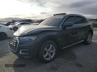 2021 Audi Q5 Premium z VIN WA1AAAFY4M2017781, wystawiony jako Copart lot #51705875 z przebiegiem Nie podano mil oraz Szkoda całkowita • Salvage title. Historia ofert i sprzedaży dostępna na DreamBid. Obrazek 1.