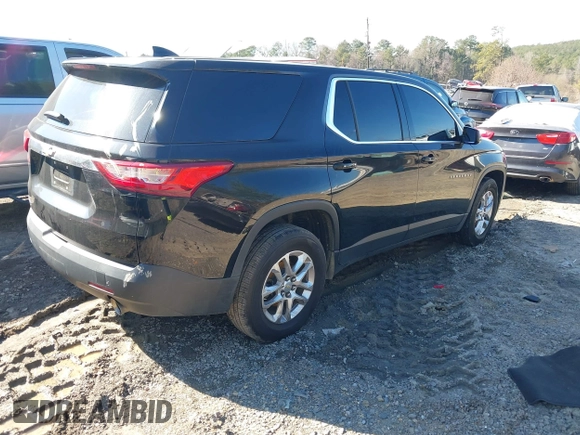 2018 Chevrolet Traverse LS z VIN 1GNERFKW4JJ156173, wystawiony jako IAAI lot #41651724 z przebiegiem 102 041 mil mil oraz . Historia ofert i sprzedaży dostępna na DreamBid. Obrazek 4.