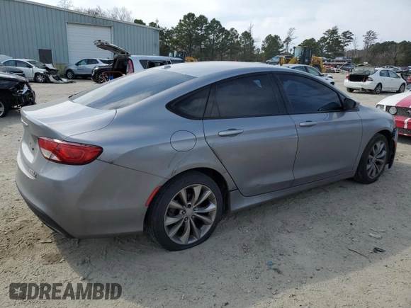 2016 Chrysler 200 S with VIN 1C3CCCBG3GN161105, listed as a Copart auction lot 47258675 with 188,367 mi miles and Salvage Title. Bid and sale history available at carsss.com. Image 3.