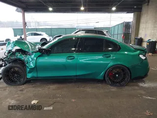 2024 BMW M3 Competition with VIN WBS33AY02RFS17759, listed as a IAAI auction lot 40945738 with 8,121 mi miles and . Bid and sale history available at DreamBid. Image 15.