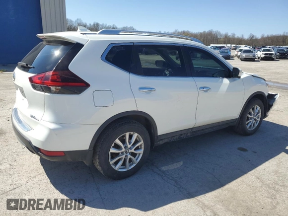 2018 Nissan Rogue SV with VIN KNMAT2MV5JP545603, listed as a Copart auction lot 53424265 with 125,431 mi miles and Salvage Title. Bid and sale history available at carsss.com. Image 3.