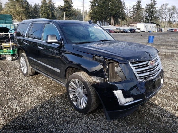 2017 Cadillac Escalade Platinum with VIN 1GYS4DKJ0HR271118, listed as a Copart auction lot 44752175 with 91,223 mi miles and Salvage Title. Bid and sale history available at carsss.com. Image 4.