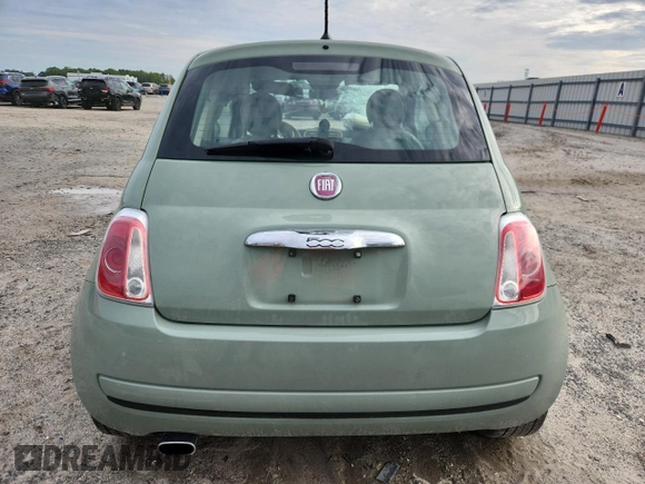 2013 FIAT 500 Pop with VIN 3C3CFFAR0DT743301, listed as a Copart auction lot 63880985 with 88,953 mi miles and Salvage title. Bid and sale history available at DreamBid. Image 6.