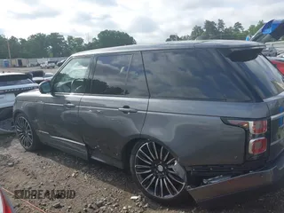 2019 Land Rover Range Rover HSE with VIN SALGS2SV0KA537745, listed as a IAAI auction lot 42245270 with 49,616 mi miles and . Bid and sale history available at DreamBid. Image 14.