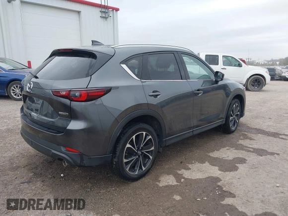 2023 Mazda CX-5 2.5 S Premium Plus Package with VIN JM3KFBEM2P0163054, listed as a IAAI auction lot 41642461 with 18,508 mi miles. Bid and sale history available at carsss.com. Image 4.