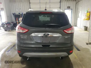 2015 Ford Escape Titanium with VIN 1FMCU9J93FUC86300, listed as a Copart auction lot 60852895 with 156,296 mi miles and Salvage title. Bid and sale history available at DreamBid. Image 6.