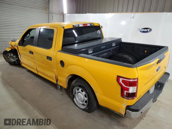 2019 Ford F-150 XL with VIN 1FTEW1C57KKD92001, listed as a Copart auction lot 44799065 with 125,998 mi miles and Salvage Title. Bid and sale history available at DreamBid. Image 2.