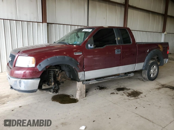 2006 Ford F-150 STX with VIN 1FTRX14W46FB11857, listed as a Copart auction lot 48357985 with 132,000 mi miles and Salvage Title. Bid and sale history available at carsss.com. Image 1.