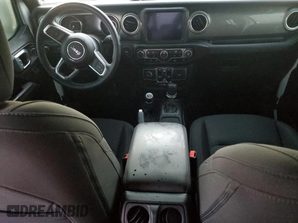 2023 Jeep Gladiator Overland with VIN 1C6JJTFM6PL547321, listed as a Copart auction lot 73760644 with Not provided miles and Salvage title. Bid and sale history available at DreamBid. Image 8.