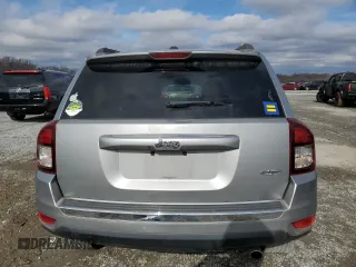 2016 Jeep Compass Latitude with VIN 1C4NJCEA2GD775005, listed as a Copart auction lot 44129875 with 124,540 mi miles and Salvage Title. Bid and sale history available at carsss.com. Image 6.