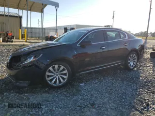 2015 Lincoln MKS with VIN 1LNHL9DK7FG600858, listed as a Copart auction lot 46167275 with 208,674 mi miles and Salvage Title. Bid and sale history available at carsss.com. Image 1.