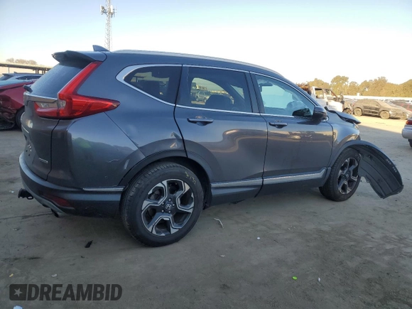 2017 Honda CR-V Touring with VIN 2HKRW1H98HH505555, listed as a Copart auction lot 42768045 with 107,723 mi miles and Salvage Title. Bid and sale history available at carsss.com. Image 3.
